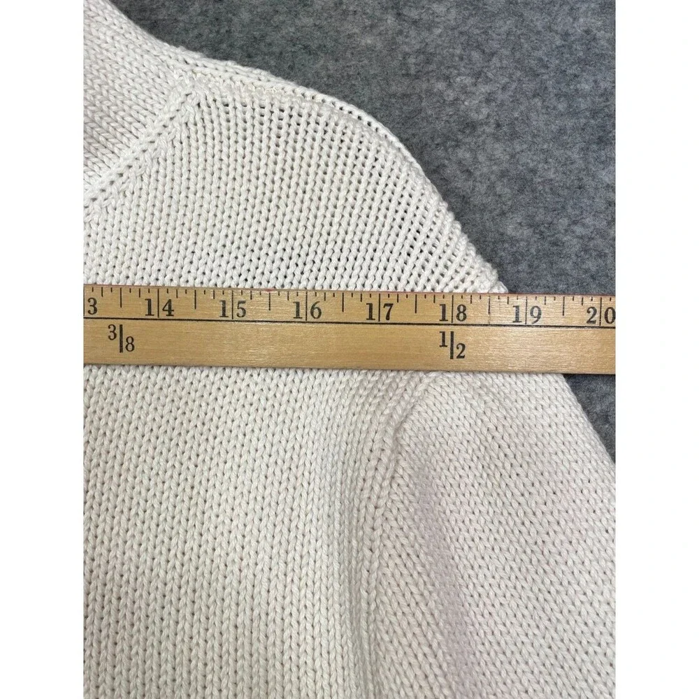 HommeGirls x J Crew Limited Edition Heritage Rollneck Sweater Womens L Ivory